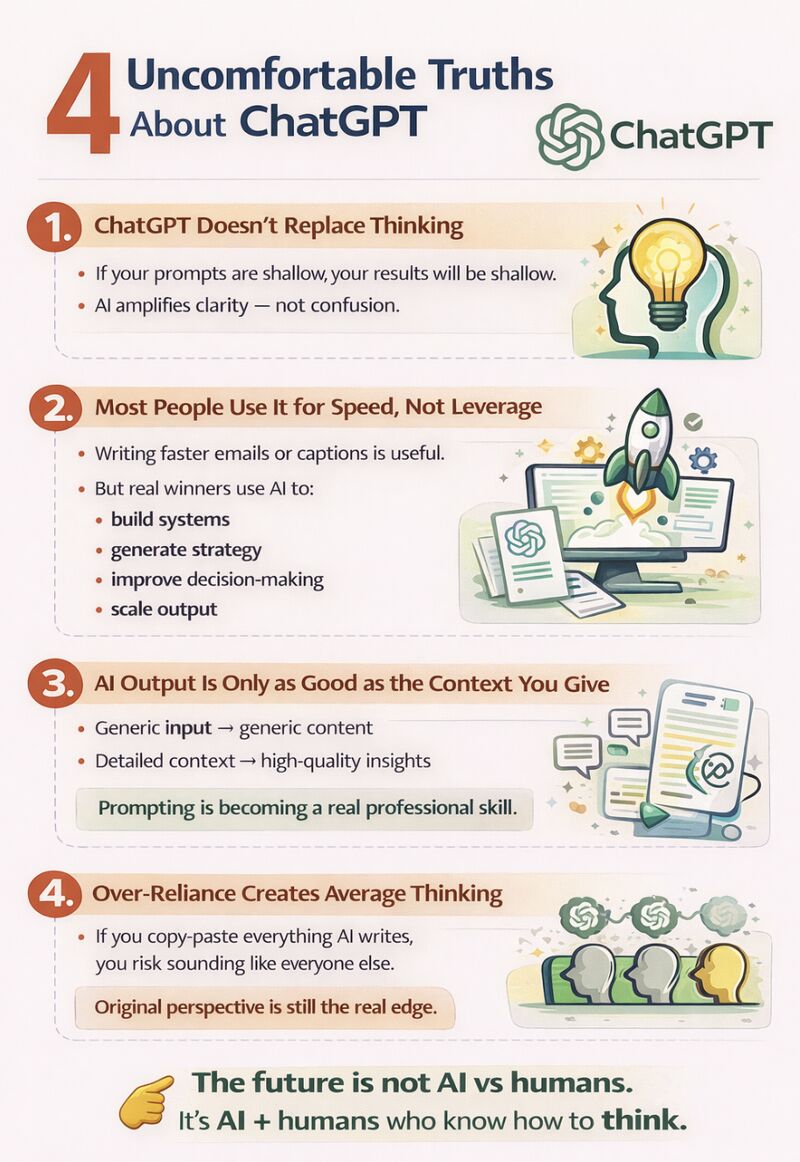 4 Uncomfortable Truths about ChatGPT