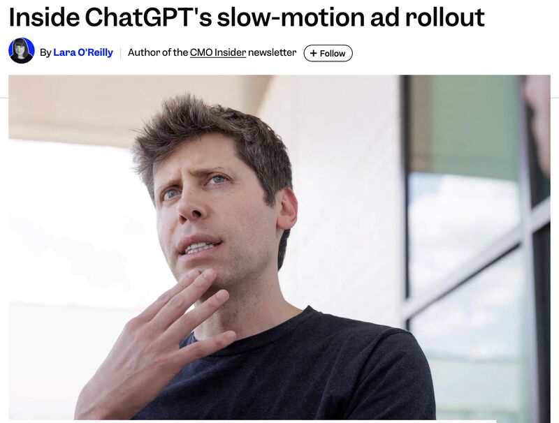 🚨 ChatGPT Ads Are Rolling Out But Slowly