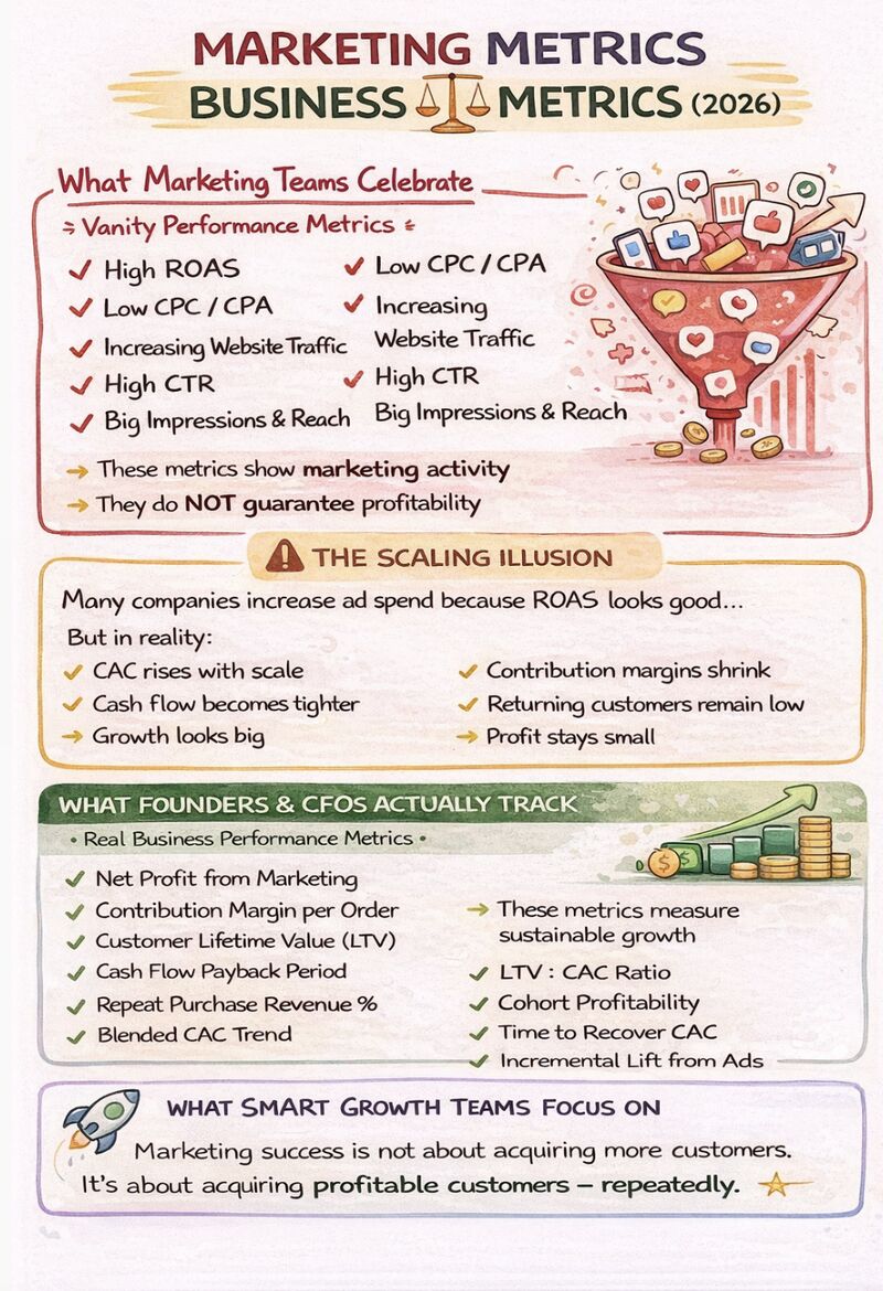 Most marketing dashboards look impressive