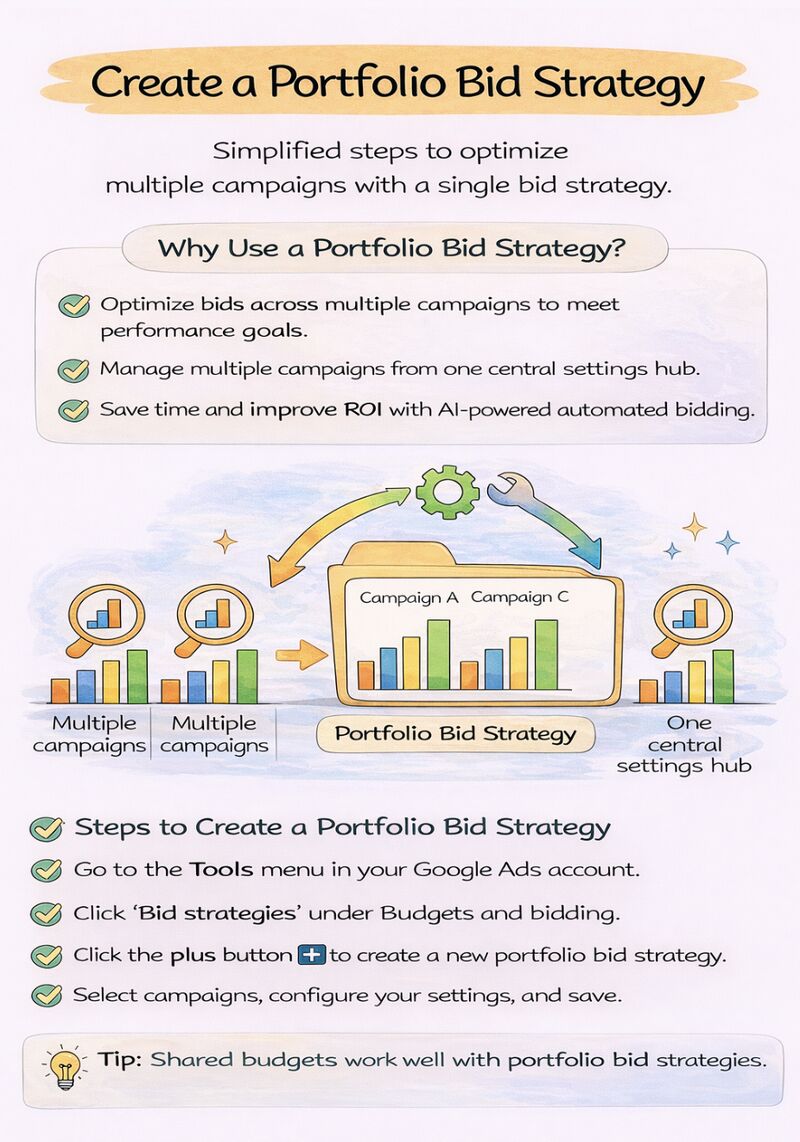 Create a portfolio bid strategy