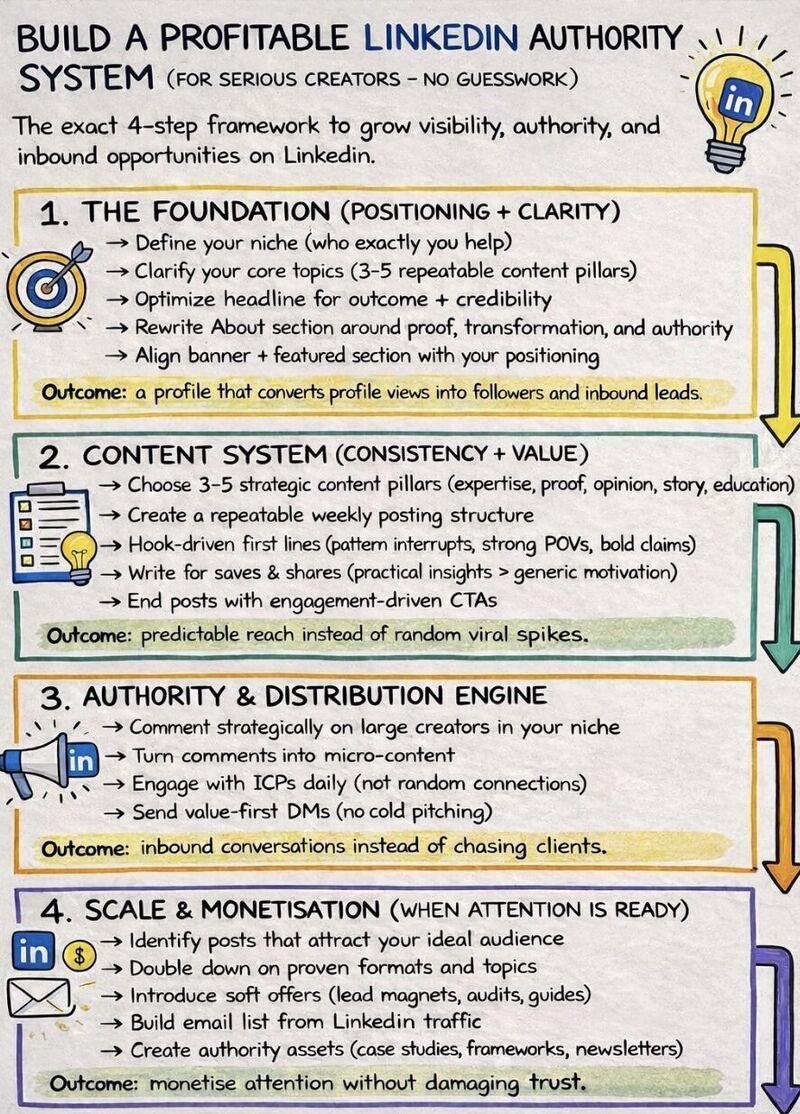 Build a profitable LinkedIn Authority System