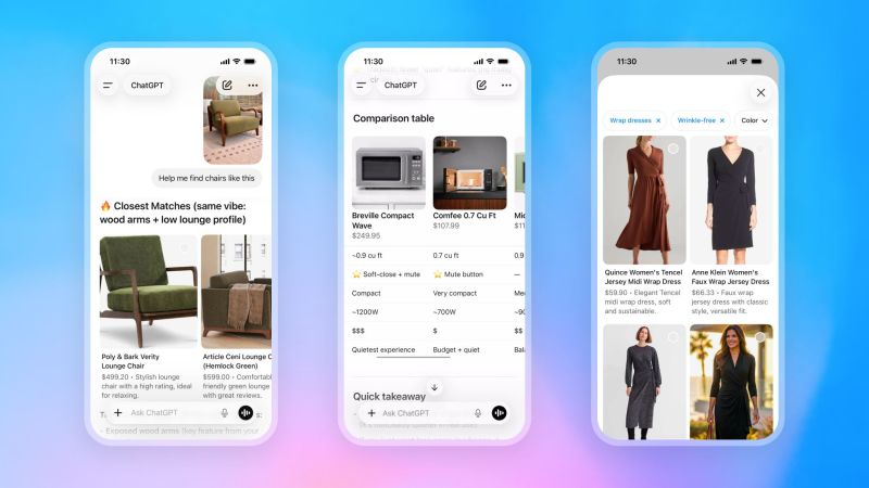 ChatGPT shopping features are being improved