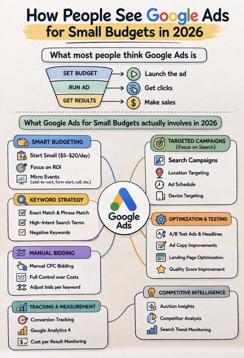 How People See Google Ads for Small Budgets in 2026