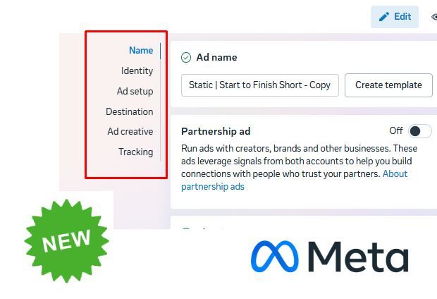 New step-by-step structured navigation