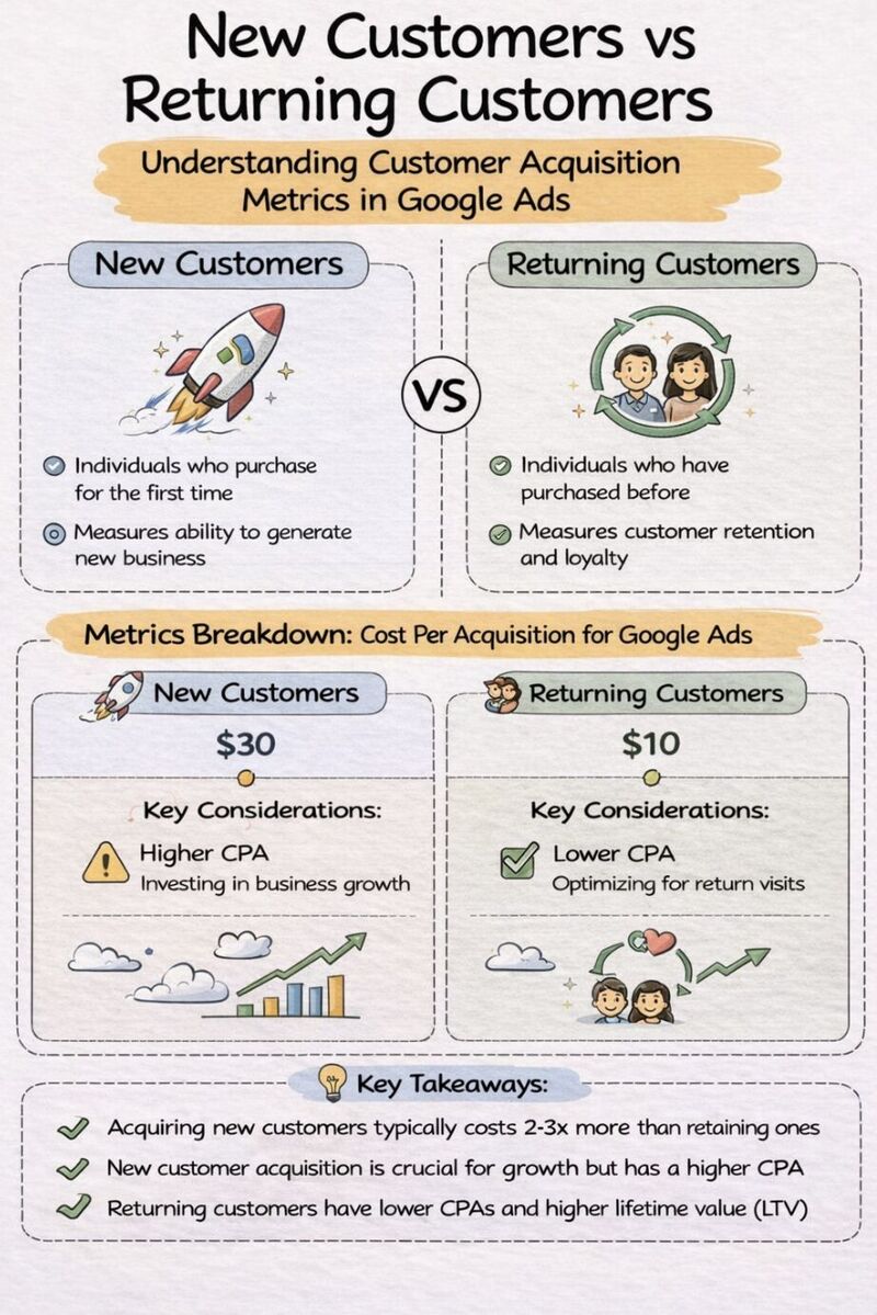 New Customers vs Returning Customers
