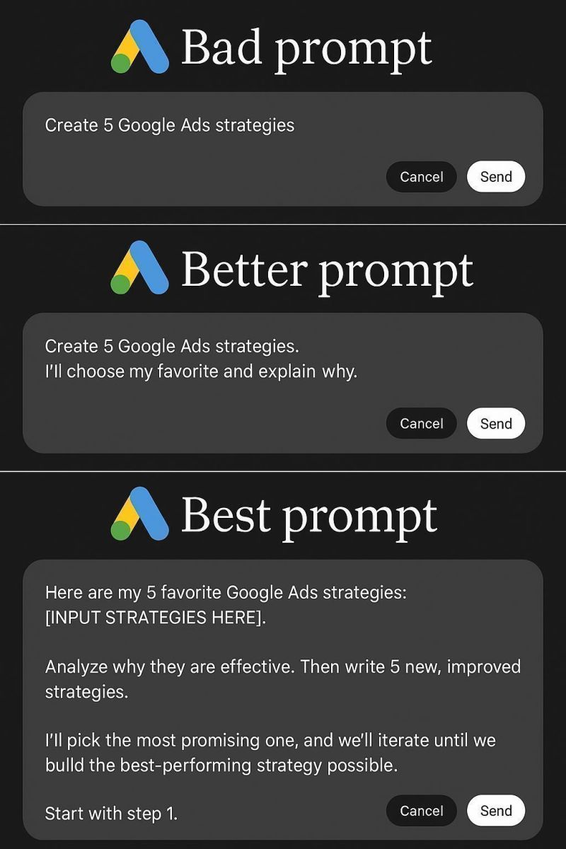 Bad prompt = Bad outcome