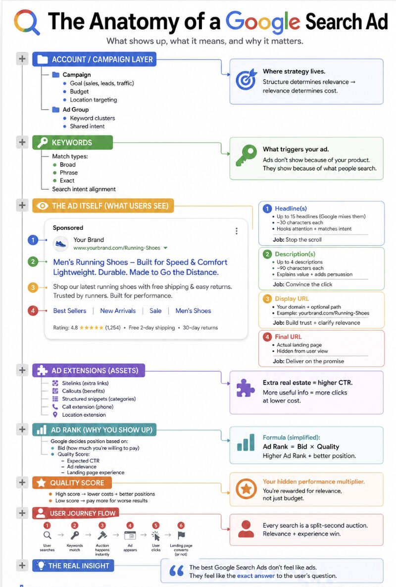 The Anatomy of a Google Search Ad