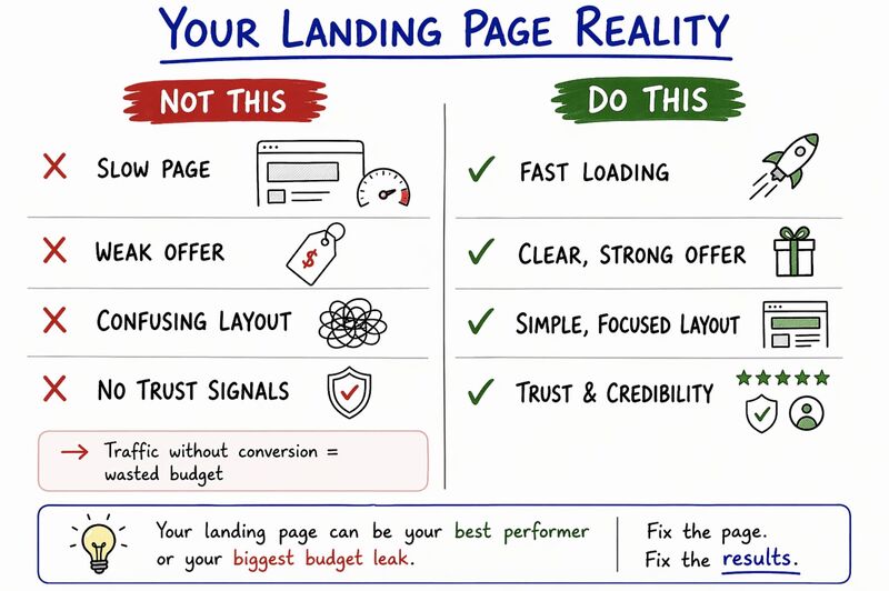Your landing page reality