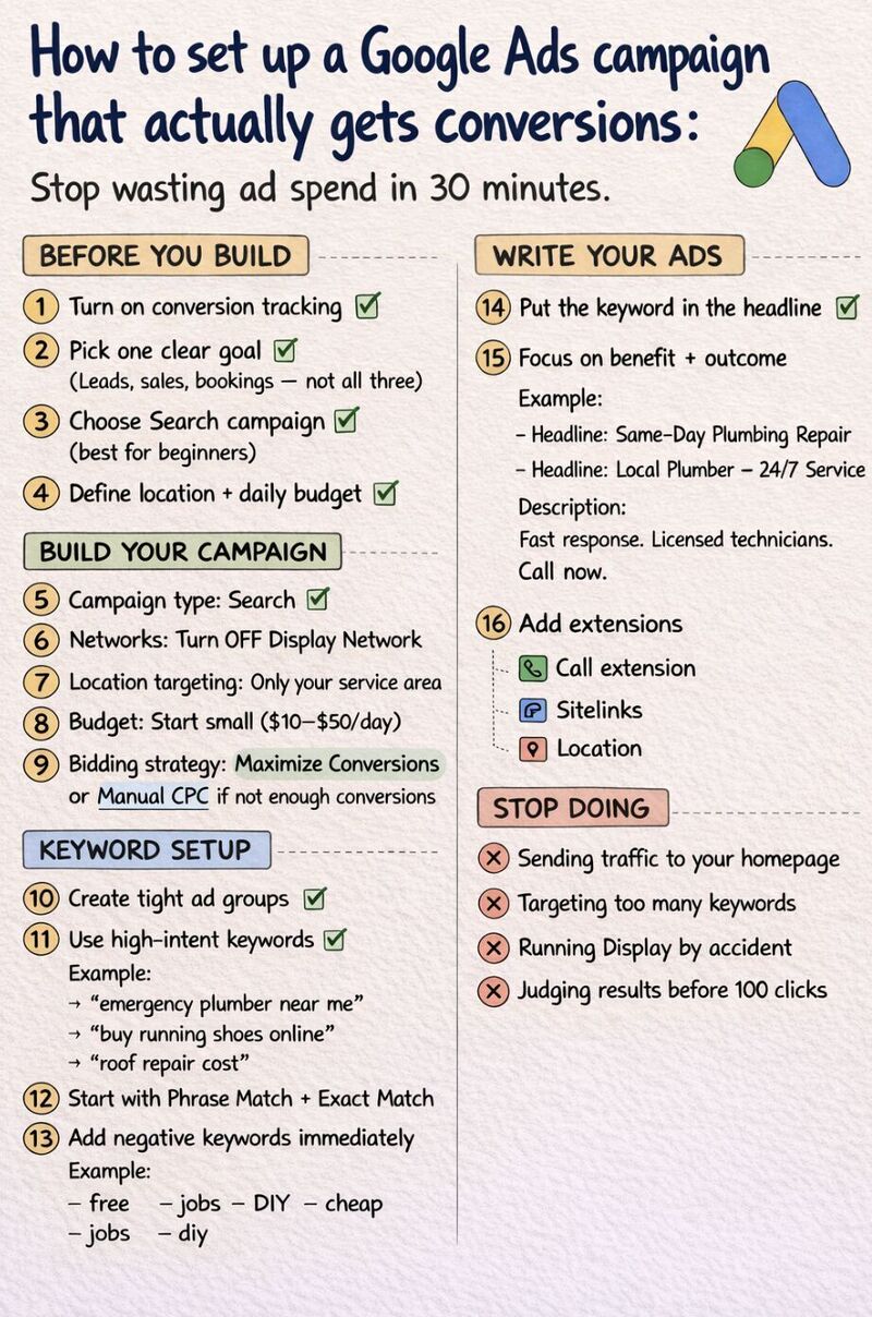 Most Google Ads campaigns fail before they even start