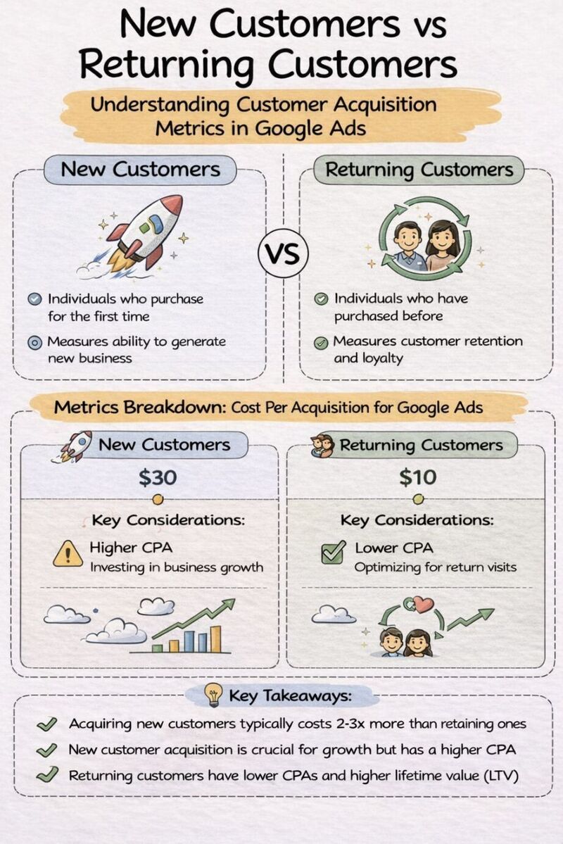 New Customers vs Returning Customers