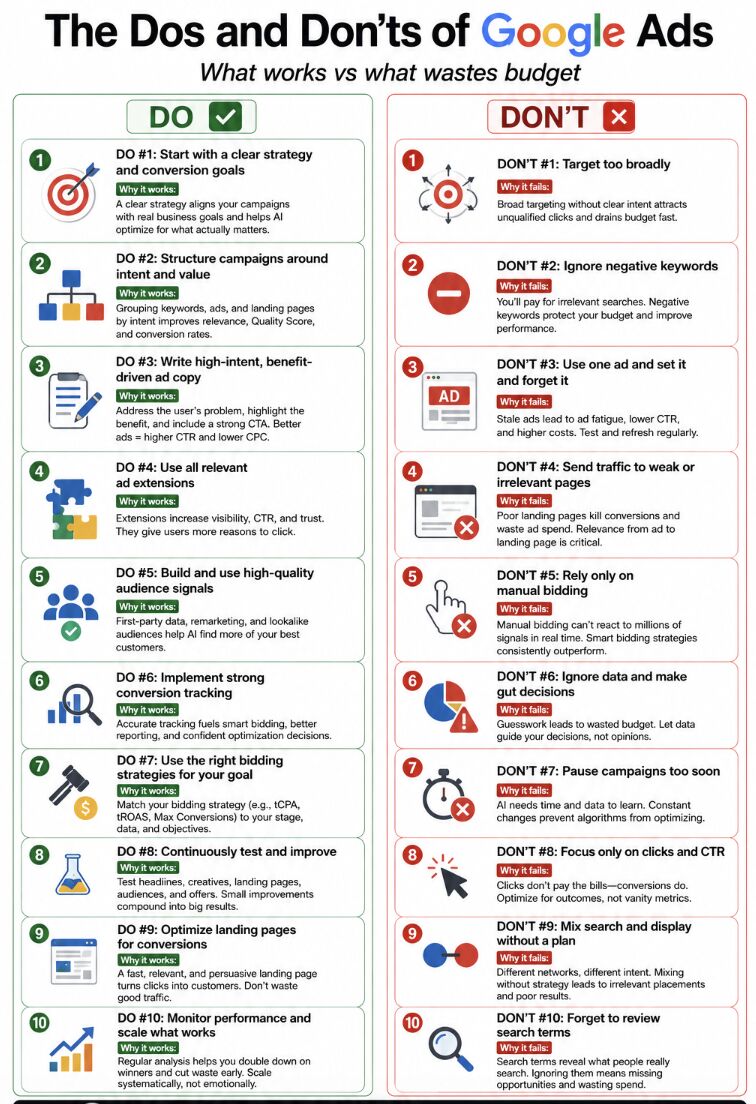 Most Google Ads accounts don’t fail because of one big mistake