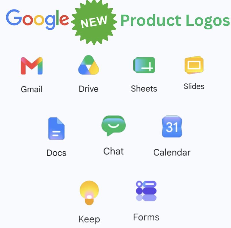 New Google Product Logos