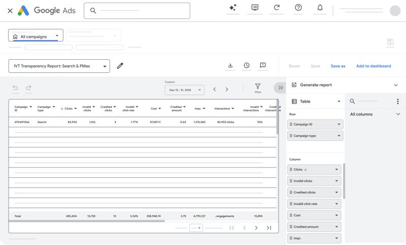 Google Ads More Transparency for Invalid Traffic Refunds