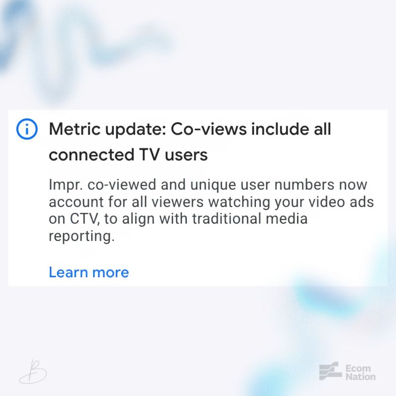 Metric update