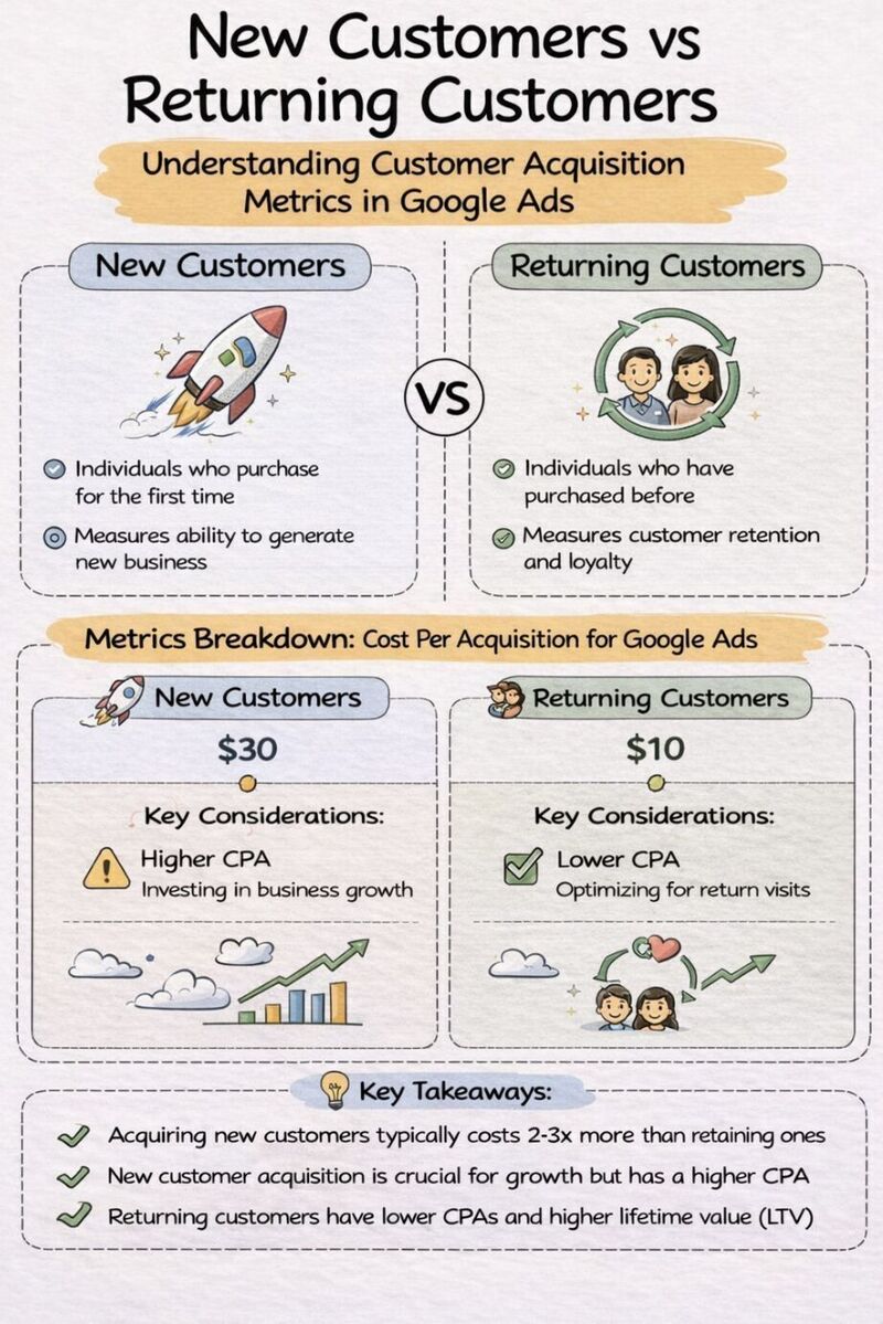 New Customers vs Returning Customers