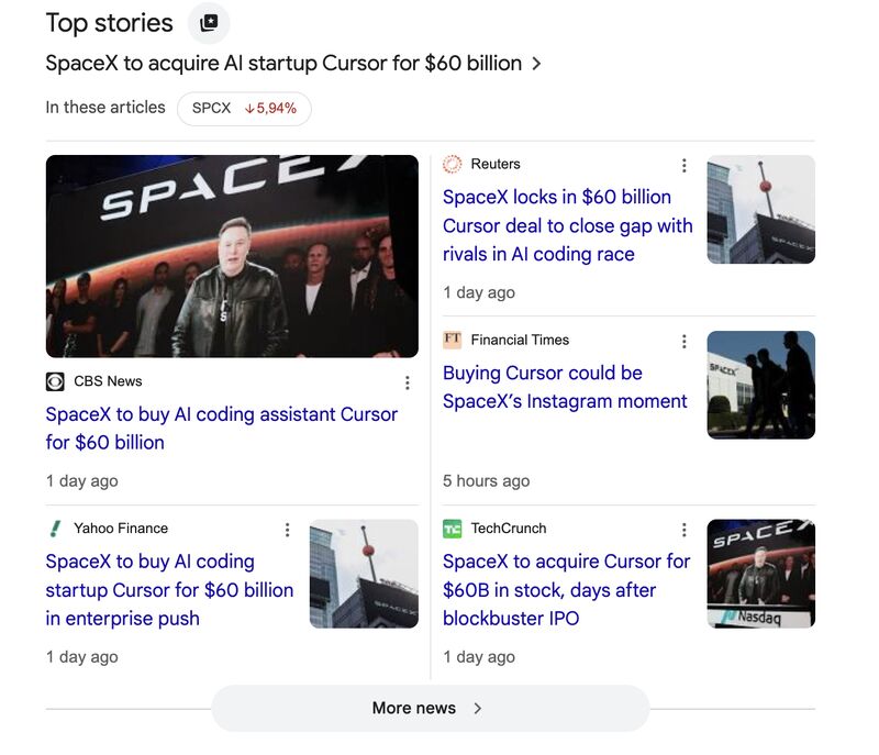 SpaceX Moves Deeper Into AI