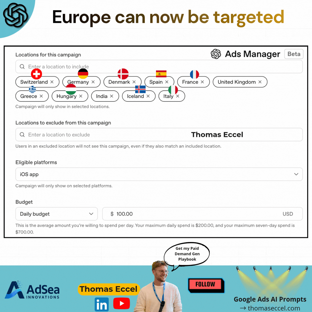 ChatGPT Ads in Europe
