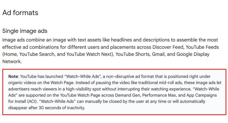 Watch-While Ads