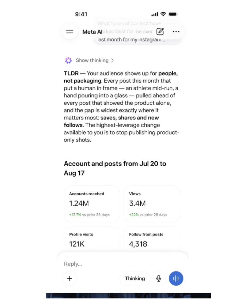 Meta AI can now analyze and optimize your Meta Ads campaigns