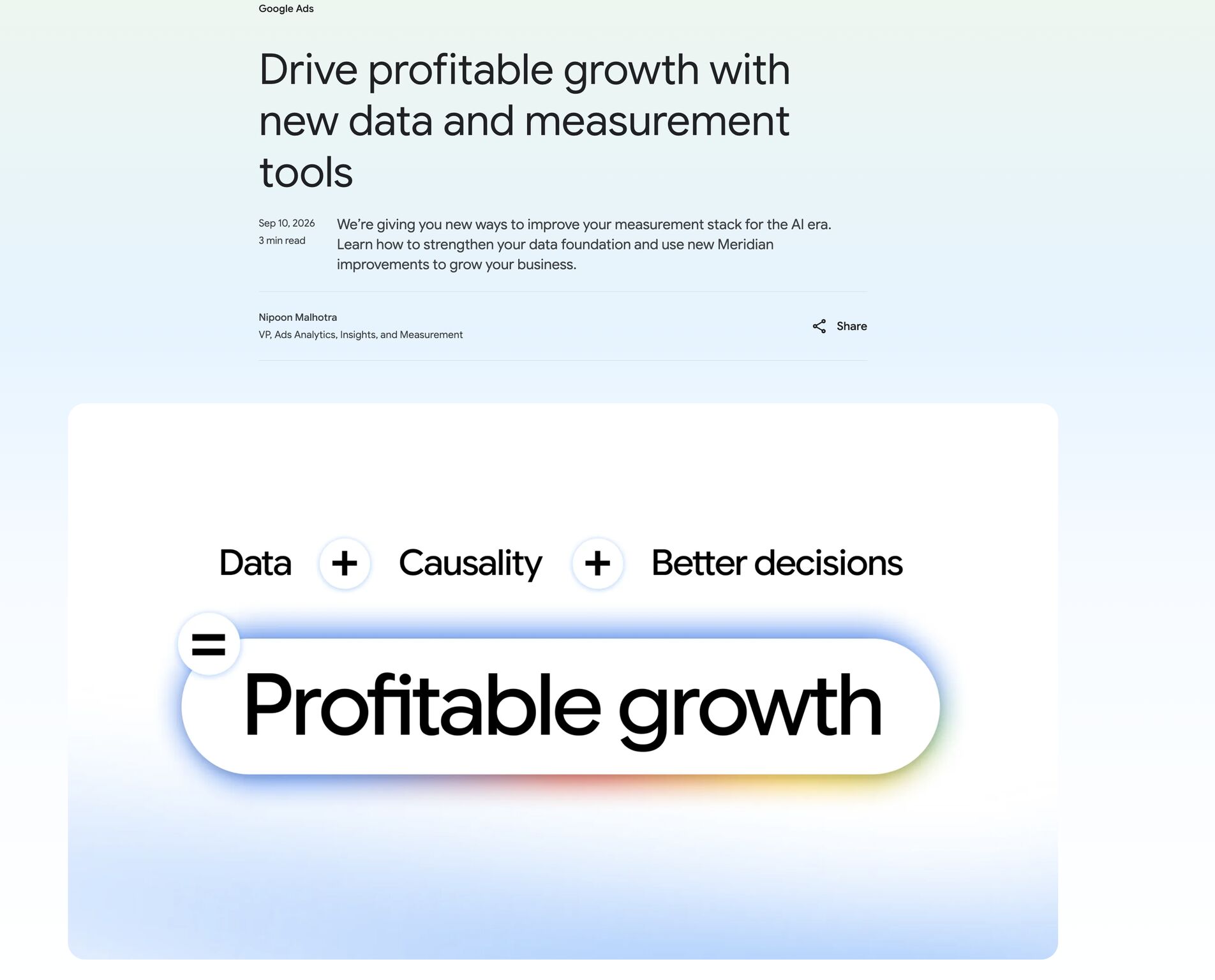 New First-Party Data & Measurement Tools