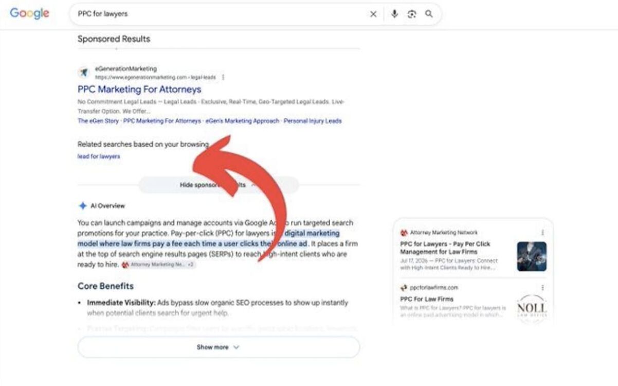 Google Tests Related Searches