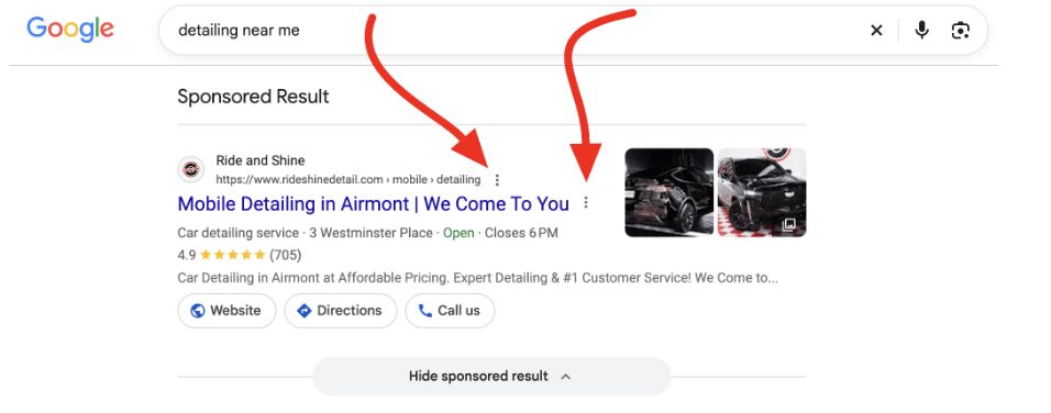 Double About Us Button