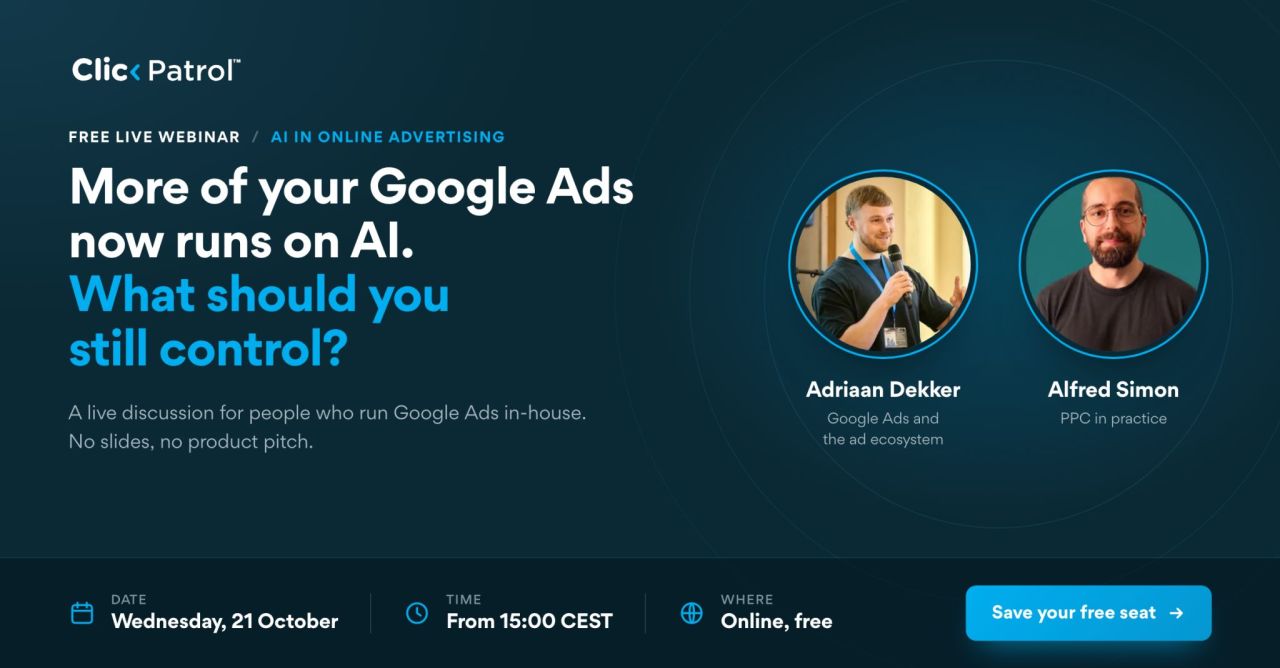 Upcoming Webinar The Future of Google Ads
